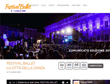 Tablet Screenshot of festivalballet.it