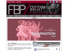 Tablet Screenshot of festivalballet.com