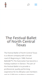 Mobile Screenshot of festivalballet.net